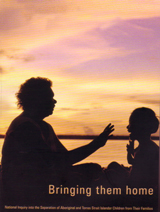 Cover of the 1997 "Bringing Them Home" report that was instrumental in my shift of career focus to work on issues of justice for Indigenous peoples. 