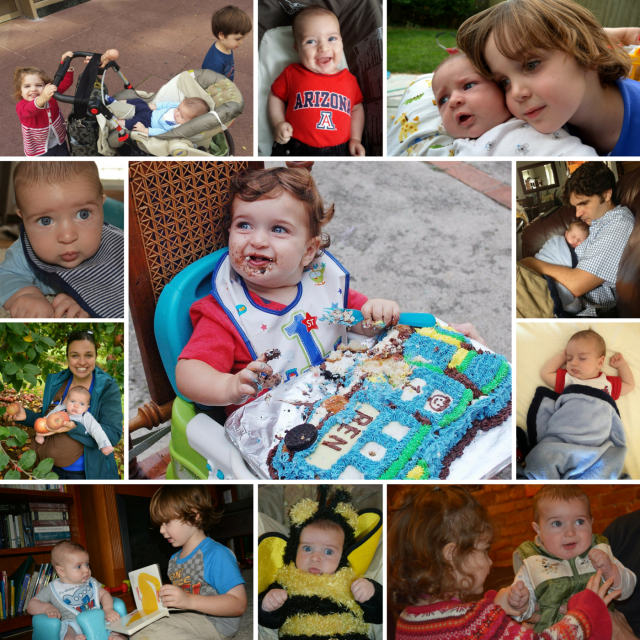 A collection of photos from Ben's first year!